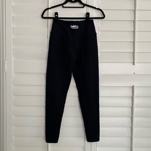 Booty by Brabants Croco Skin Leggings, Full Length, One Size Fits Most, Black